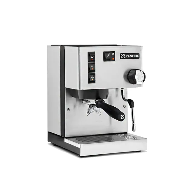 【Rancilio】Silvia 單鍋爐單孔 家用半自動義式咖啡機(經典銀)