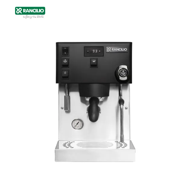 【Rancilio】雙鍋爐單孔家用半自動咖啡機(義式咖啡機-消光黑)