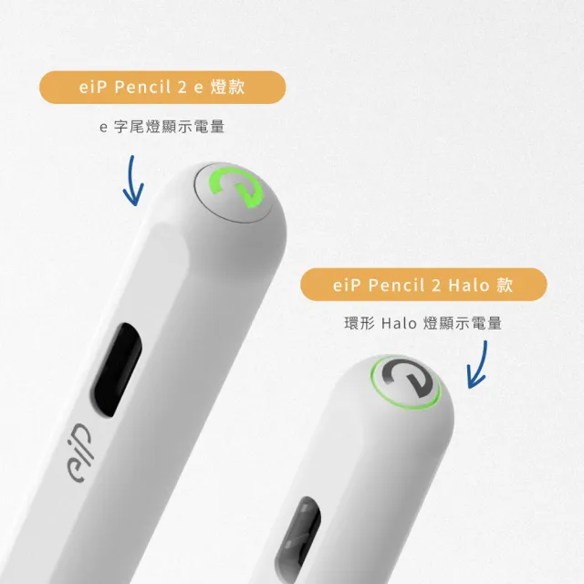 【eiP】Pencil 2 全磁吸 iPad觸控筆(適用 iPad 10/ 11 A16/ Air 7.6.5.4/ Pro 11吋 13吋/M4/M5)