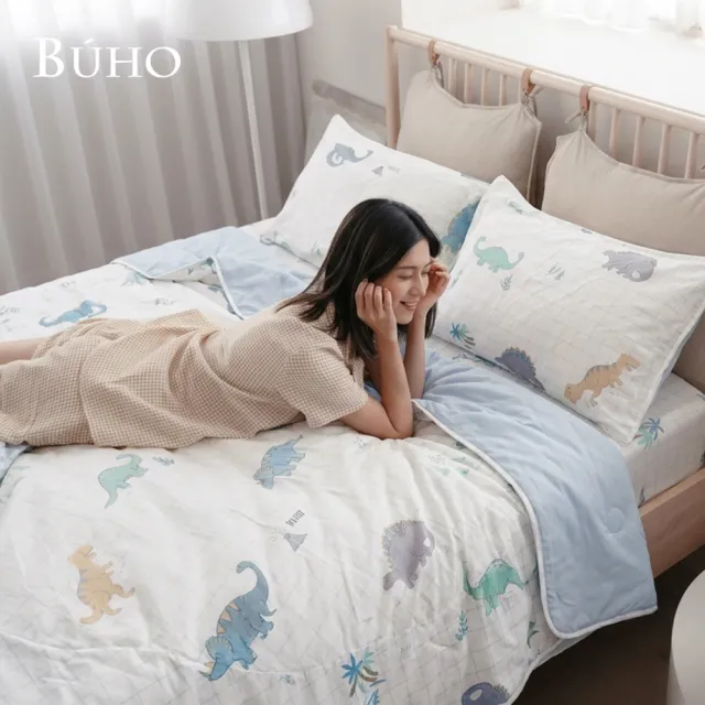 【BUHO 布歐】BUHO《均一價》零度冰眠紗｜涼感床包枕套組(單/雙/加大)-多款任選