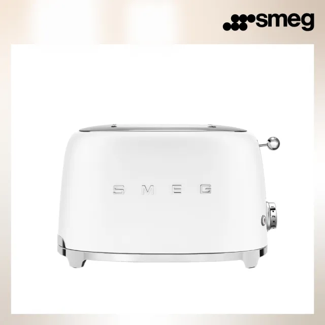 【SMEG】2片式烤麵包機-消光白(TSF01WHMUS 公司貨)