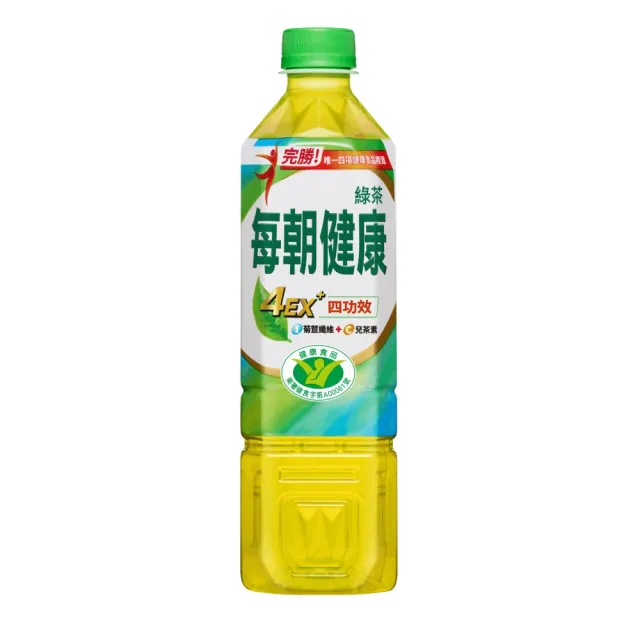 【每朝健康】無糖綠茶650mlx24入/箱(EX健康四認證;官方直營)
