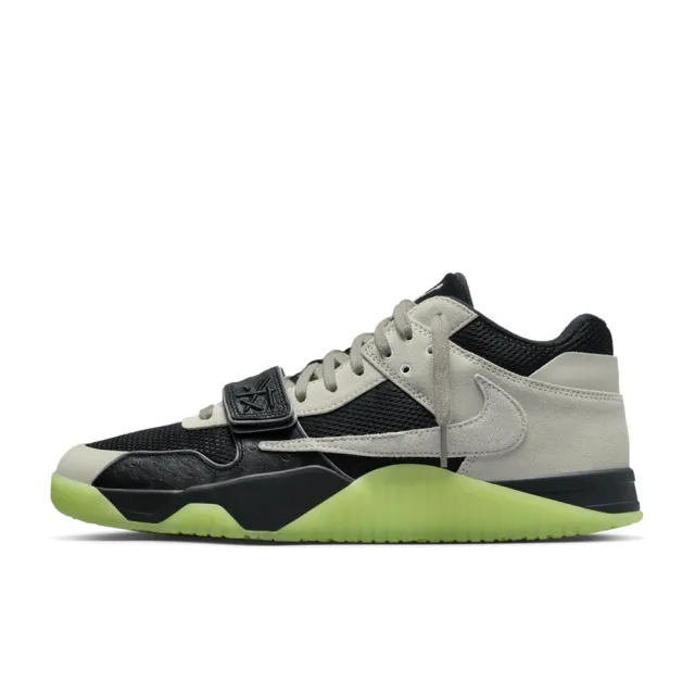 【NIKE 耐吉】Chase B x Travis Scott x Jordan Jumpman Jack 黑綠 倒鉤 三方聯名 運動鞋 男鞋 IH7971-001