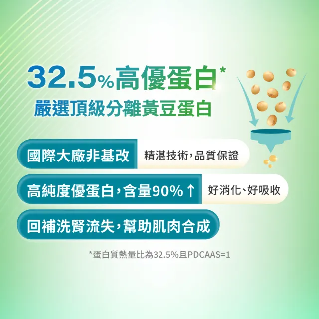 【益富】元氣強洗腎適用配方 方便包 (30入+3入)*2盒(分離黃豆蛋白 洗腎患者適用)