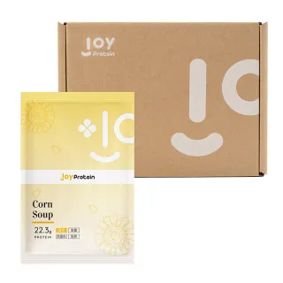 【joyprotein】高蛋白玉米濃湯沖調飲隨手包12入/盒(解饞點心、森永Milei、蛋白粉、優蛋白、低卡)