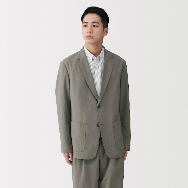 【MUJI 無印良品】男透氣外套(墨灰/黑色/煙燻綠)