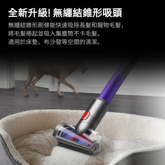 【dyson 戴森】Digital Slim Origin SV18 輕量強勁無線吸塵器(紫色)