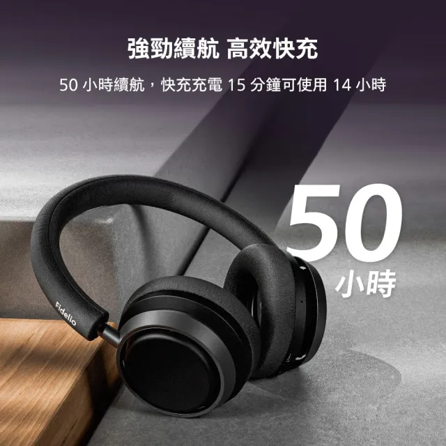 【Philips 飛利浦】Fidelio L4 旗艦降噪藍牙耳罩式耳機(音韻絕響 靜謐隨行)