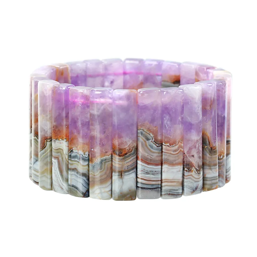 開運方程式】瑪瑙手排極光23紫水晶38mm絕版大面料(極光與瑪瑙完美結合