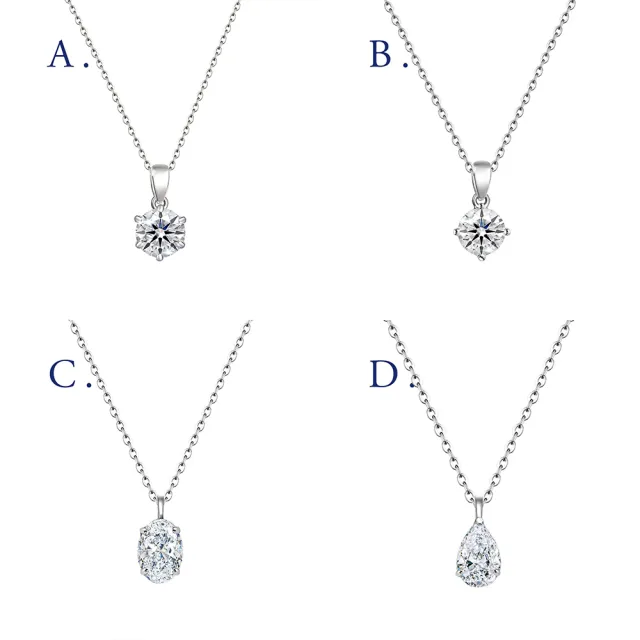 【IS DIAMOND】買一送一 IGI 1克拉鉑金台 D/ VS1 鑽石項鍊/手鍊 任選(培育鑽石) 送50分鑽石線戒