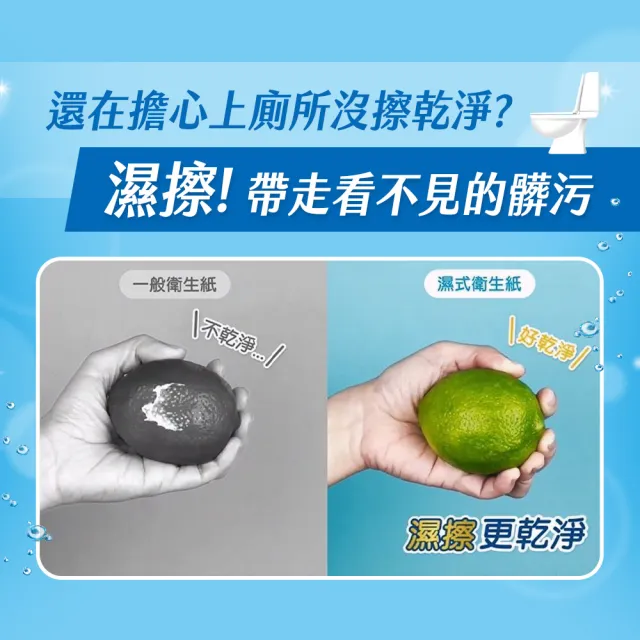 【Kleenex 舒潔】濕式衛生紙 一般款40抽x16包