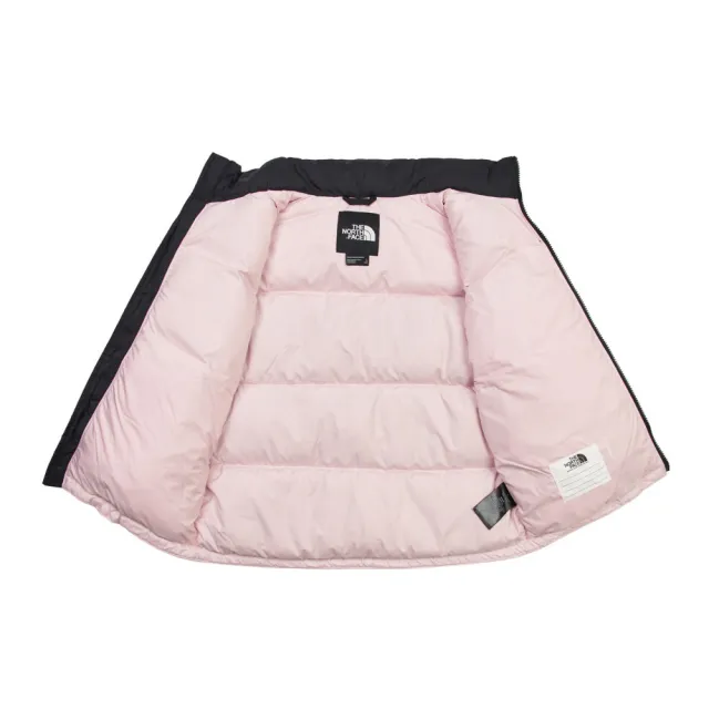 【The North Face 官方旗艦】北面經典1996兒童粉色DWR防潑水羽絨外套|8A4CBP6