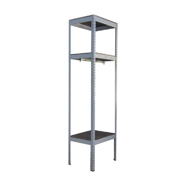 【空間特工】45x45x180cm衣帽架 白色免螺絲角鋼架(玄關衣架 衣架 衣帽架 吊衣架桿 立式掛衣架)