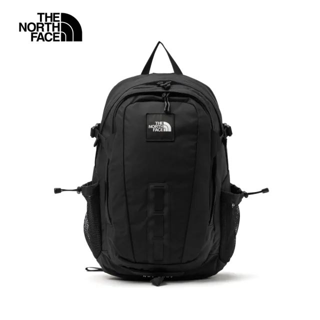 【The North Face】北面男女款黑色多隔層舒適背負後背包|3KYJ53R(筆電包/登山包)