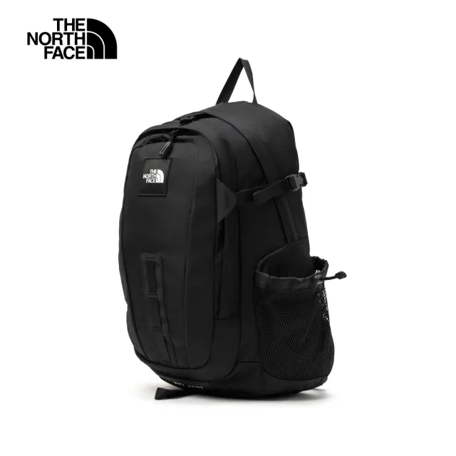 【The North Face】北面男女款黑色多隔層舒適背負後背包｜3KYJ53R(筆電包/登山包)
