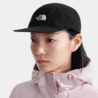 【The North Face】北面男女款黑色Gore-Texx防水透氣運動帽｜8887JK3