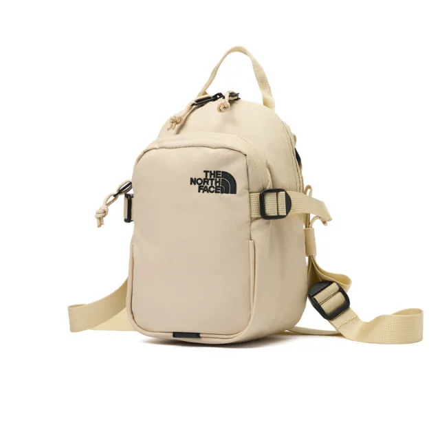 【The North Face】北面男女款米色休閒單肩包｜8C6F3X4(斜背包)