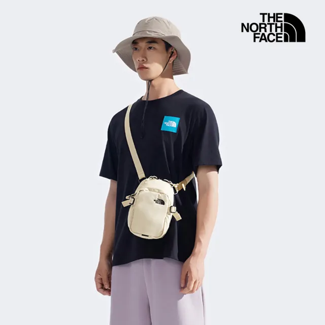 【The North Face】北面男女款米色休閒單肩包｜8C6F3X4(斜背包)
