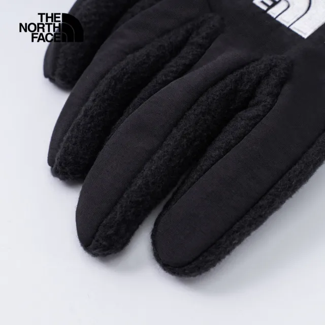 【The North Face】北面男女款黑色可觸控手套｜888SJK3