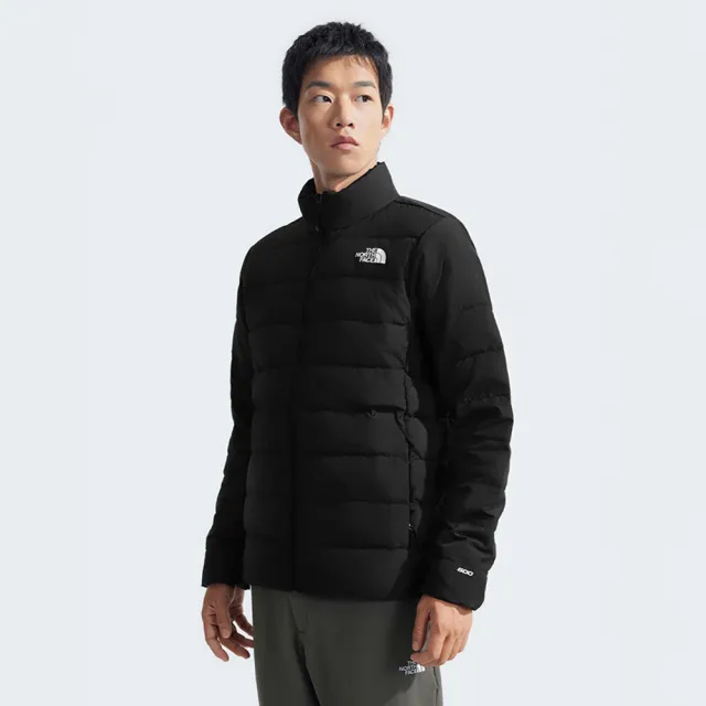 【The North Face】北面男款黑色DryVent防水透氣保暖連帽羽絨內裡三合一外套|83SL4HF