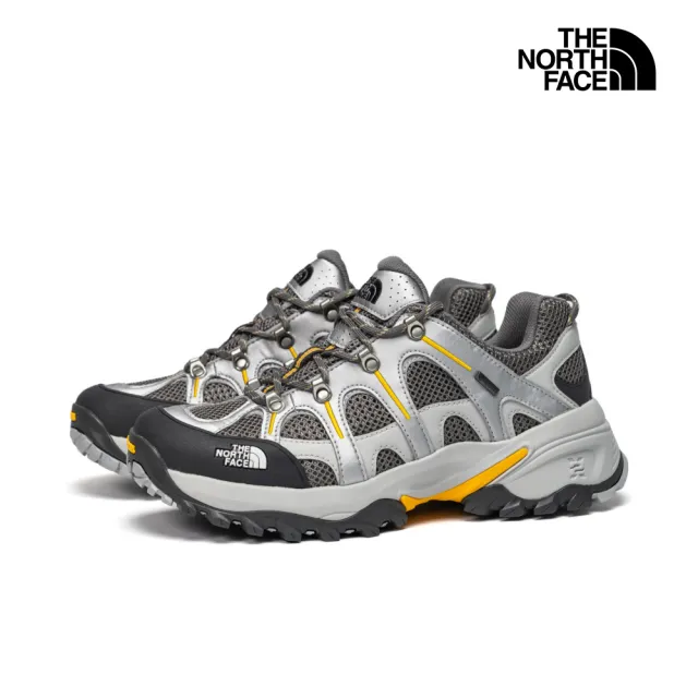 【The North Face】北面男女款黃色Gore-Tex防水登山鞋|8ADU8HI(健行鞋)