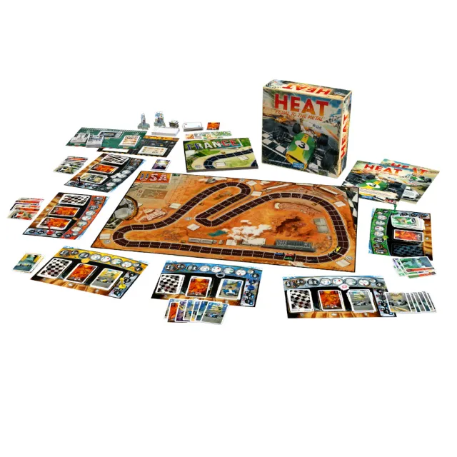 【Asmodee 艾賜魔袋】熱力狂飆 Heat (競速桌遊 賽車策略 賽車桌遊 桌遊推薦 過彎策略)