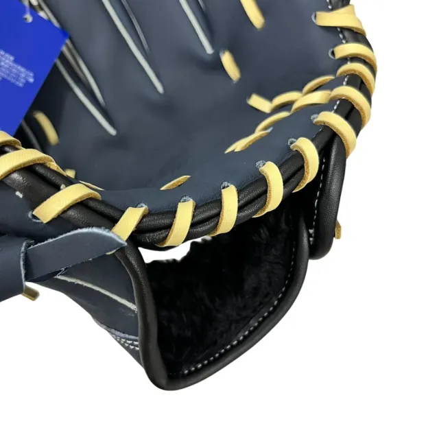 【MIZUNO 美津濃】全封檔全牛皮棒球手套11.75吋霧藍X米帶皮(1ATGH26601 29)
