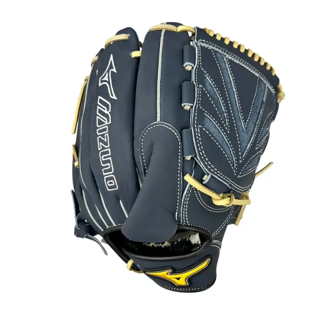 【MIZUNO 美津濃】全封檔全牛皮棒球手套11.75吋霧藍X米帶皮(1ATGH26601 29)