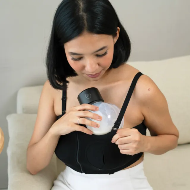 【MOOIMOM 沐伊孕哺】B9雙用免手持電動吸乳器2in1 雙機組(電動集乳器/擠乳器)
