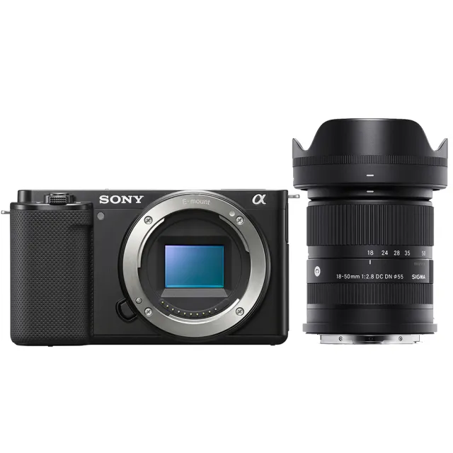 【SONY 索尼】ZV-E10 附 SIGMA 18-50mm F2.8 DC DN (公司貨) APS-C 無反微單眼相機