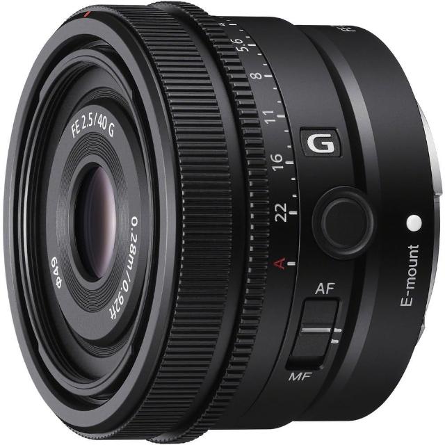 【SONY 索尼】FE 40mm F2.5 G SEL40F25G (公司貨) 標準定焦鏡頭 人像鏡 全片幅無反微單眼鏡頭