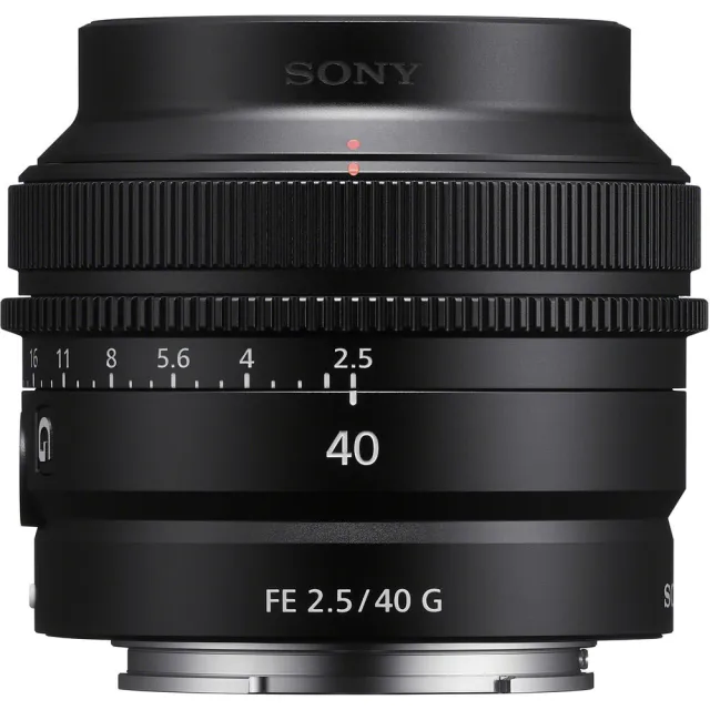 【SONY 索尼】FE 40mm F2.5 G SEL40F25G (公司貨) 標準定焦鏡頭 人像鏡 全片幅無反微單眼鏡頭