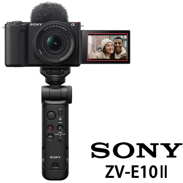 【SONY 索尼】ZV-E10M2K ZV-E10 II KIT 二代 手持握把組 (公司貨) APS-C 無反微單眼相機 ZV-E102