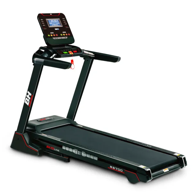 【BH歐洲百年品牌】RS700 LCD 變頻跑步機(變頻馬達/ZWIFT/坡度揚升/藍芽喇叭/心律扶手)