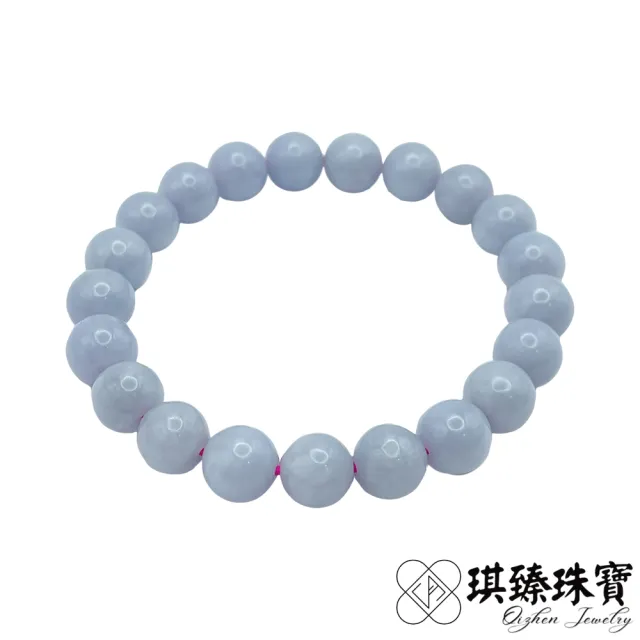 【琪臻珠寶】天然A貨翡翠糯種紫羅蘭圓珠手珠手串(9mm圓珠_紫羅蘭_緬甸玉手串_9月獻禮_限時優惠)