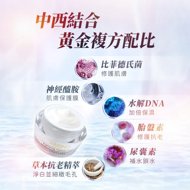 【AMIINO 安美諾 】美白修護霜30ml