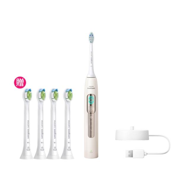 【Philips 飛利浦】HX5682/02 語音導航音波電動牙刷 (語音提醒/5種模式/5倍潔淨/骨傳導科技/官方直營)
