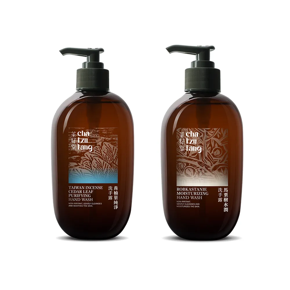 【茶籽堂】溫和保濕洗手露500mL｜天然植萃香氣(肖楠葉純淨/馬栗樹水潤/乾性肌/中性肌)