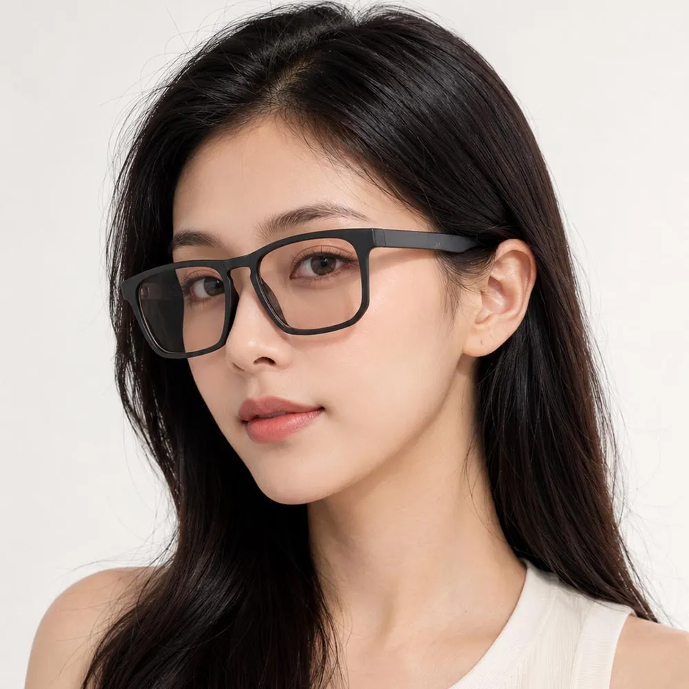 【SUNS】濾藍光眼鏡 經典素面方框眼鏡 輕量設計 抗紫外線UV400 S10(阻隔藍光/標準局檢驗合格)