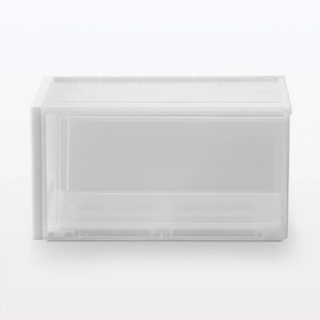 【MUJI 無印良品】PP收納盒/大/2入