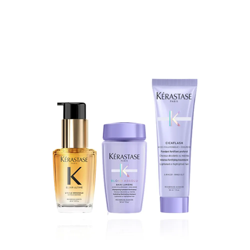 【KERASTASE 巴黎卡詩】金緻柔馭山茶花鎏光露30ml(奢光小金油/極致保濕/長效抗躁/護髮油/髮油)