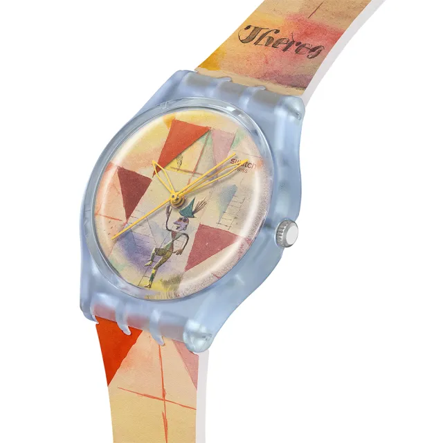 【SWATCH】KLEE`S BAVARIAN DON GIOVANNI 經典手錶/瑞士製造/古根漢美術館聯名 SO28Z703 (34mm)