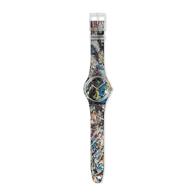【SWATCH】POLLOCK`S ALCHEMY 波洛克《煉金術》/古根漢美術館聯名 SUOZ366 (41mm)