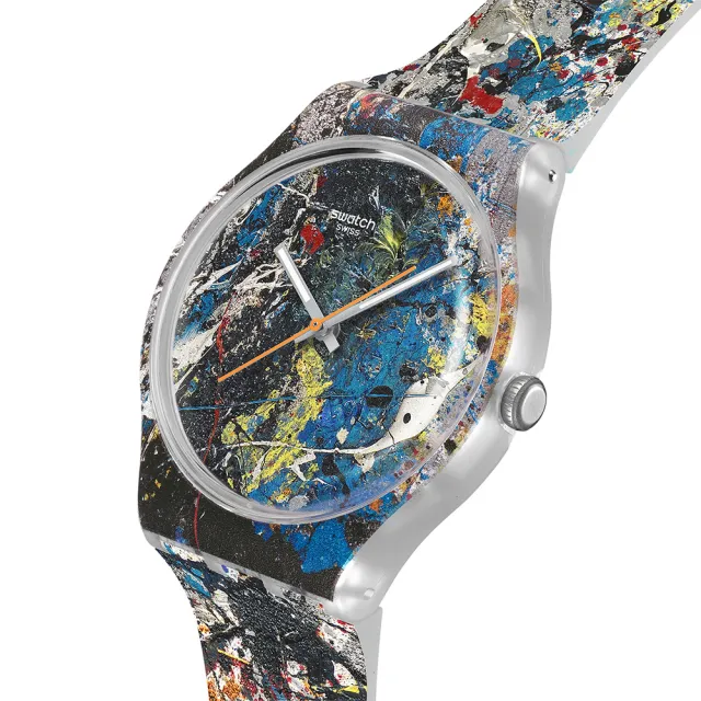 【SWATCH】POLLOCK`S ALCHEMY 波洛克《煉金術》/古根漢美術館聯名 SUOZ366 (41mm)