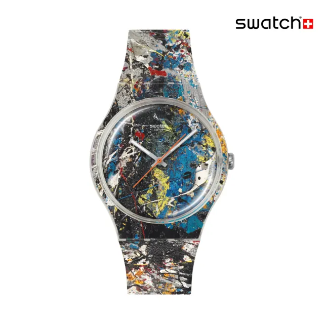 【SWATCH】POLLOCK`S ALCHEMY 波洛克《煉金術》/古根漢美術館聯名 SUOZ366 (41mm)