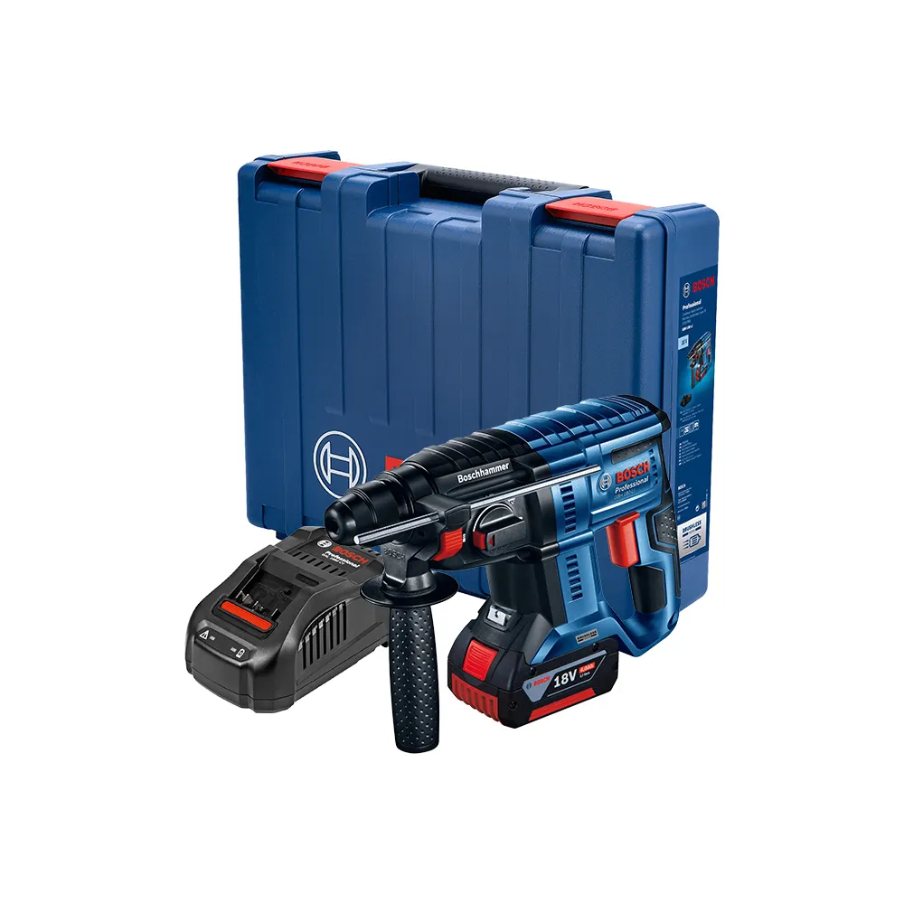 BOSCH 18V 鋰電無碳刷免出力鎚鑽 GBH 180-LI 套裝組 4.0Ah