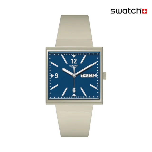 【SWATCH】WHAT IF BEIGE? 經典手錶/女錶/瑞士製造 SO34T700-S14 (33mm)