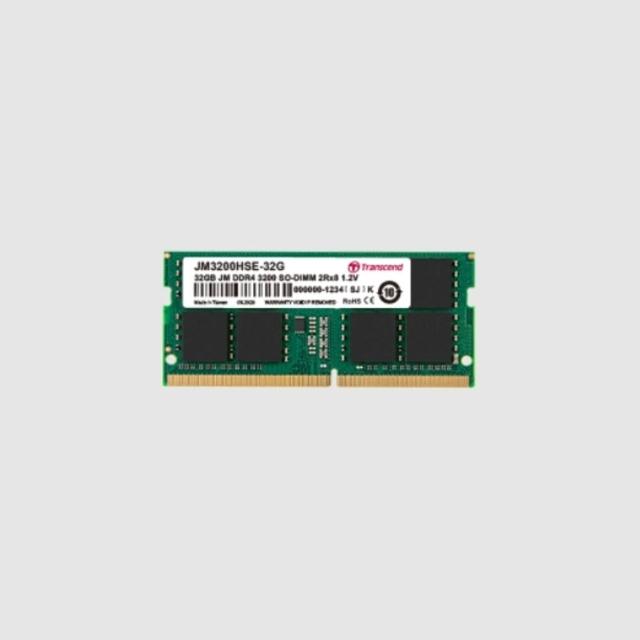 【Transcend 創見】JetRam DDR4 3200 32G 筆記型記憶體(JM3200HSE-32G)