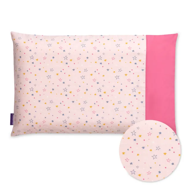 【ClevaMama】防扁頭幼童枕-專用枕套1入 35x55cm(枕頭套 嬰兒枕頭套 幼童枕枕頭套)