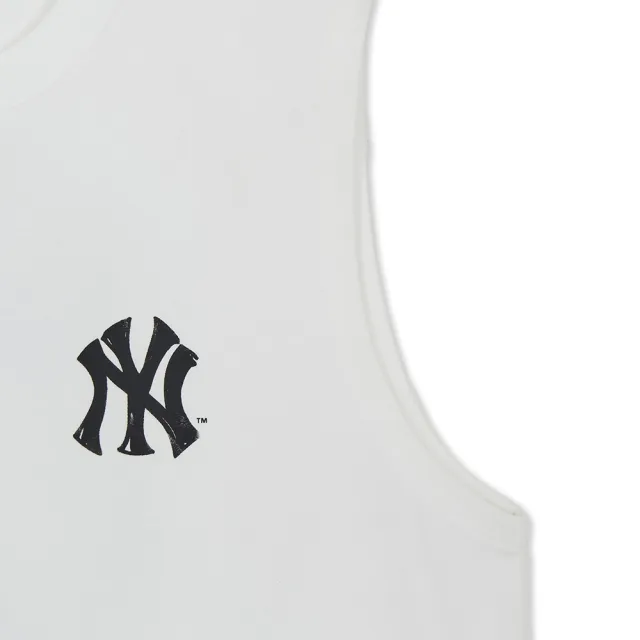 【MLB】街頭感背後大Logo 無袖上衣 背心 紐約洋基隊 (3ATOB0263-50WHS)